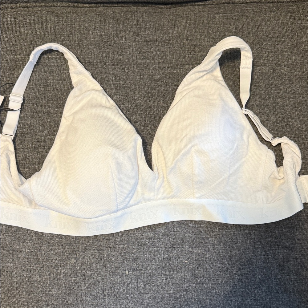 Knix white Wireless Bra